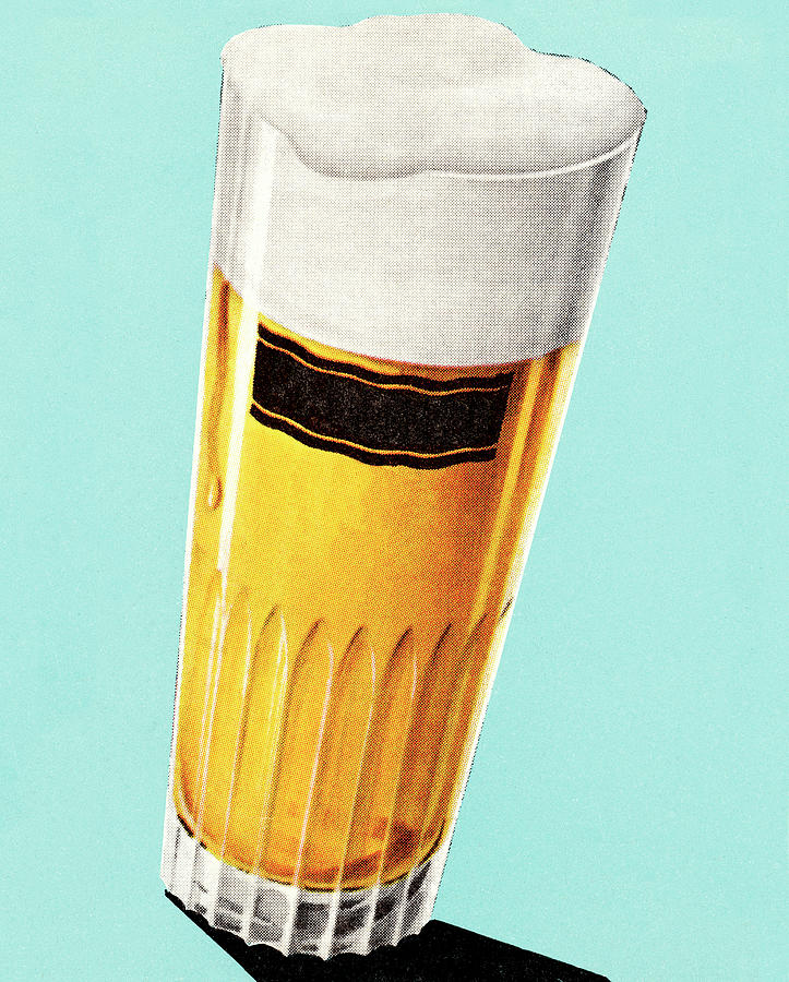 Beer Drawing - Beer #7 by CSA Images
