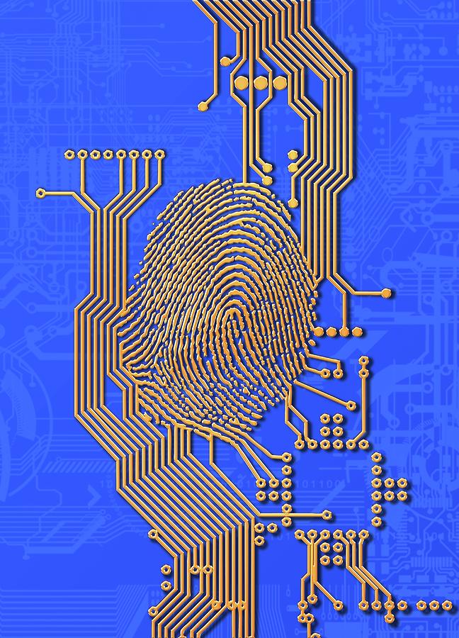 Biometric Security, Artwork Digital Art by Victor Habbick Visions