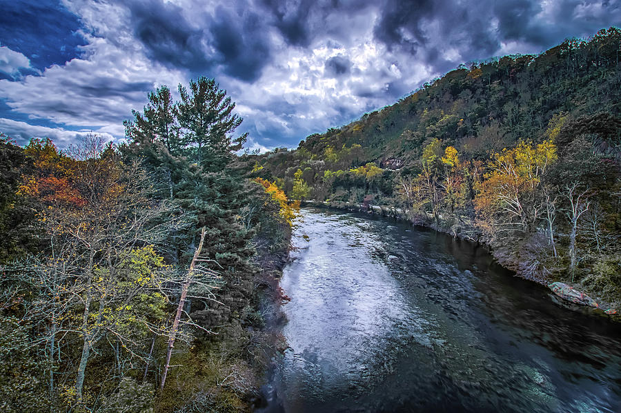 Blue Ridge And Smoky Mountains Changing Color In Fall #7 Photograph by Alex Grichenko