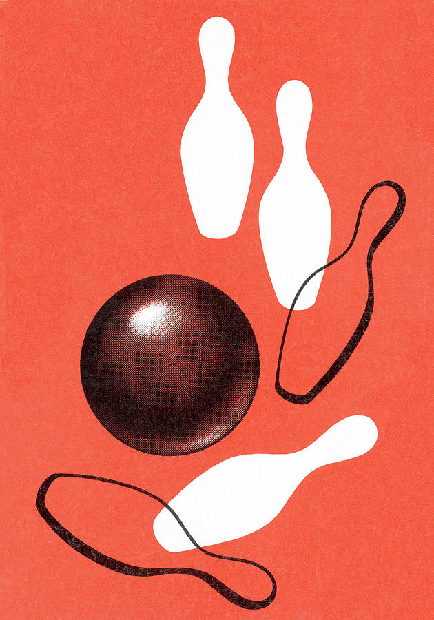 Sports Drawing - Bowling #7 by CSA Images