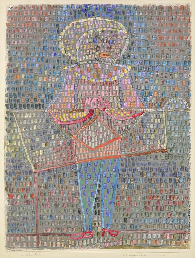 Paul Klee Painting - Boy In Fancy Dress by Paul Klee