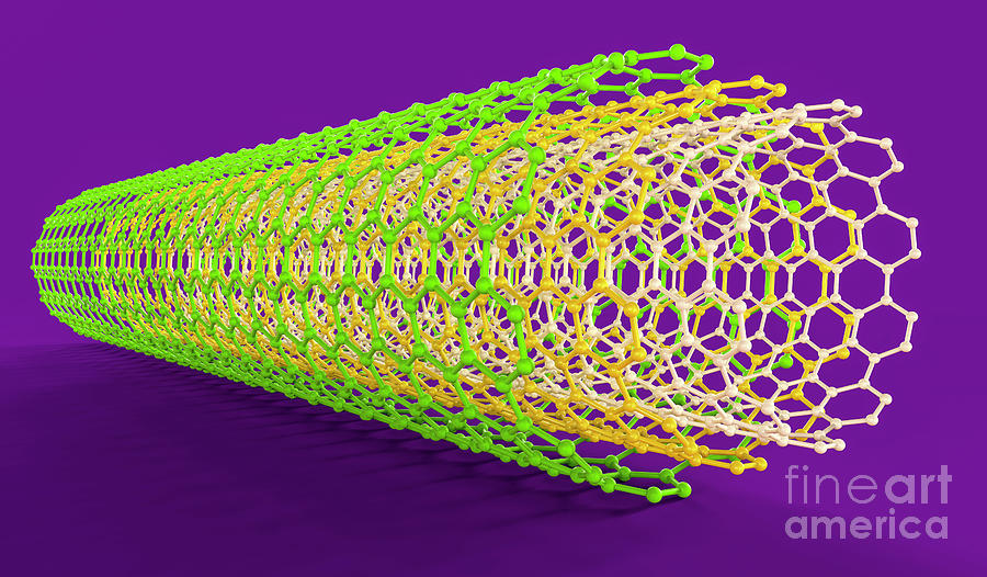 Carbon Nanotube #7 Photograph by Kateryna Kon/science Photo Library