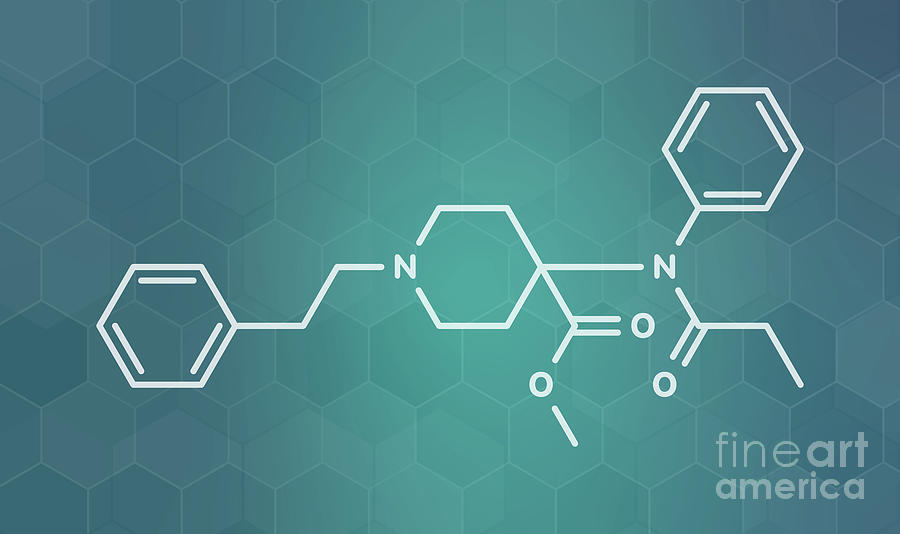 Carfentanil Synthetic Opioid Drug Molecule Photograph By Molekuul ...