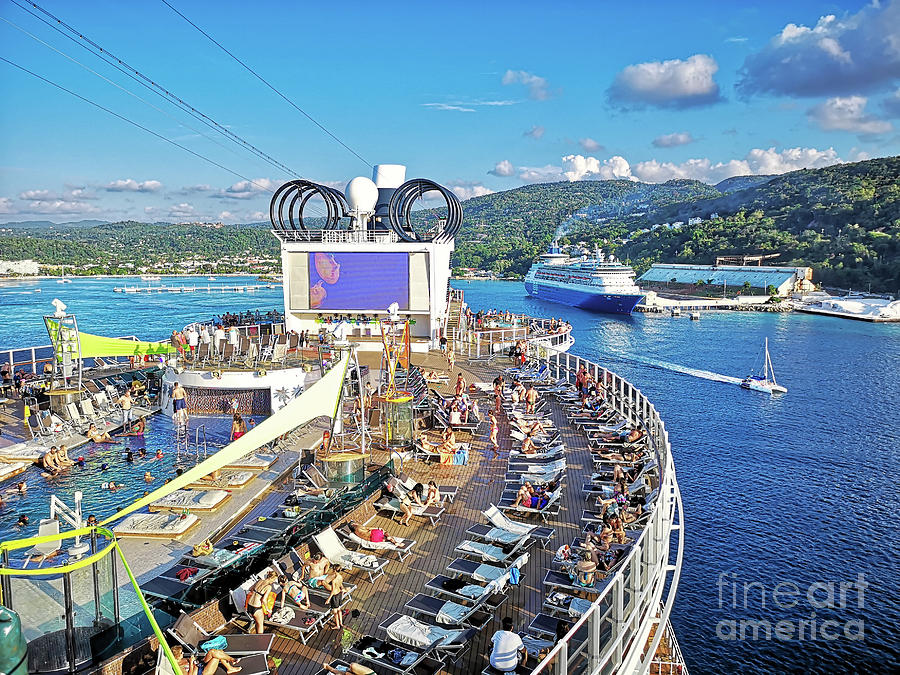 Caribbean Cruise On Msc Seaside - Visit Jamaica At Ocho Rios Photograph