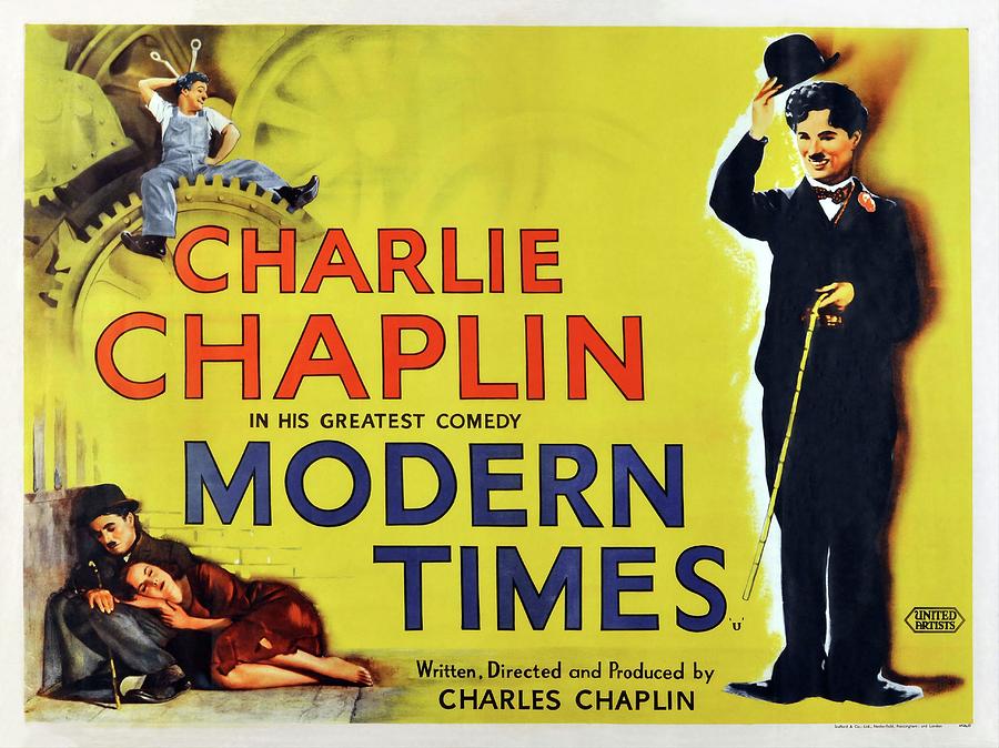 CHARLIE CHAPLIN in MODERN TIMES -1936-. #7 Photograph by Album
