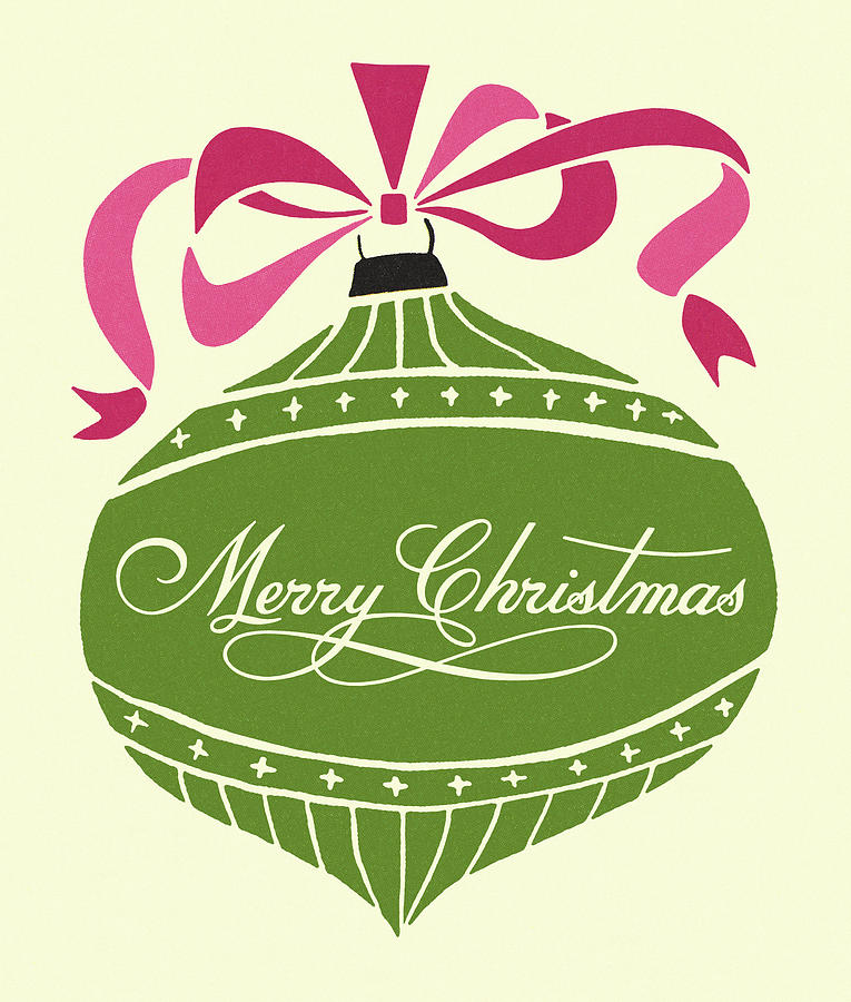Christmas Drawing - Christmas Ornament #7 by CSA Images