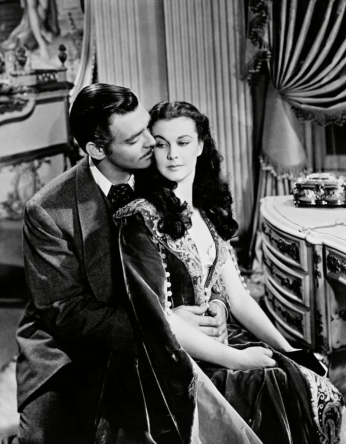 Clark Gable and Vivien Leigh Gone with the Wind Framed Photo.