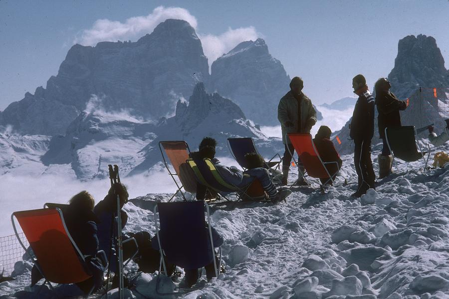 Sports Photograph - Cortina Dampezzo #7 by Slim Aarons