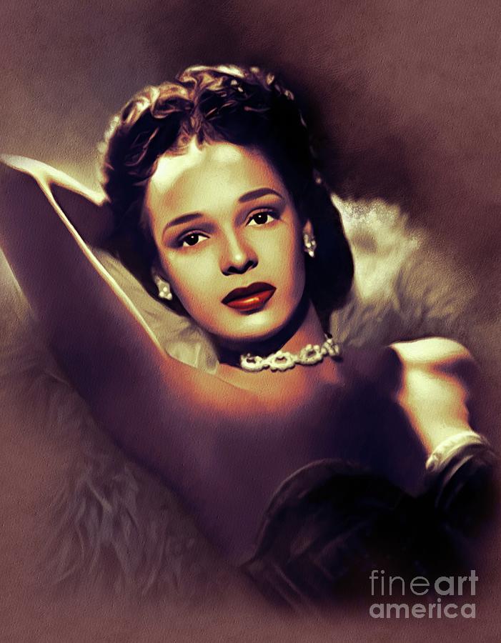 Dorothy Dandridge, Hollywood Legend #7 Painting by Esoterica Art Agency