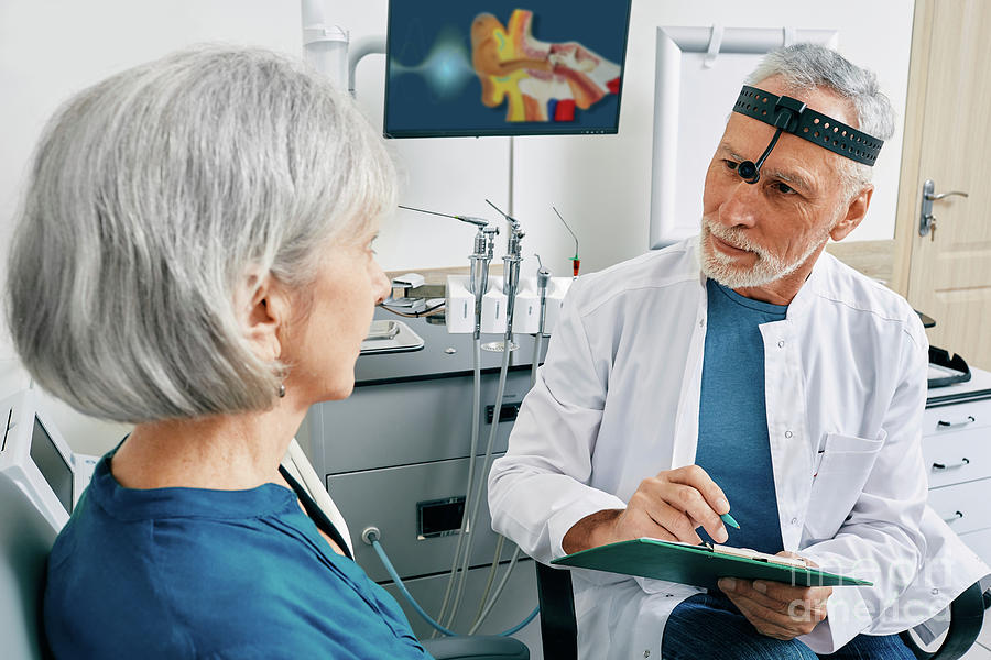 Ent Consultation Photograph by Peakstock / Science Photo Library Fine Art America