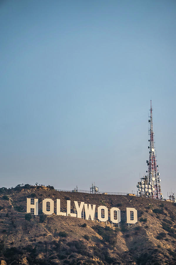 Famous Hollywood Sign On A Hill In A Distance #7 Photograph by Alex Grichenko