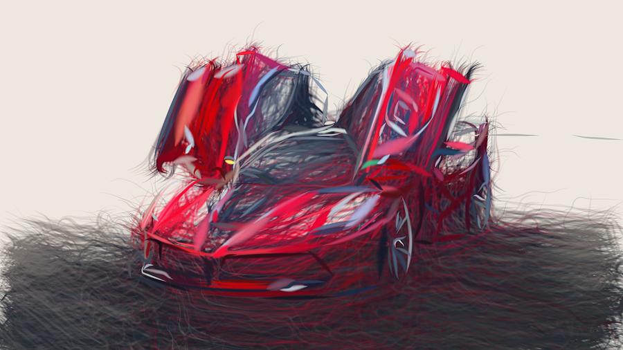 ferrari fxx k drawing