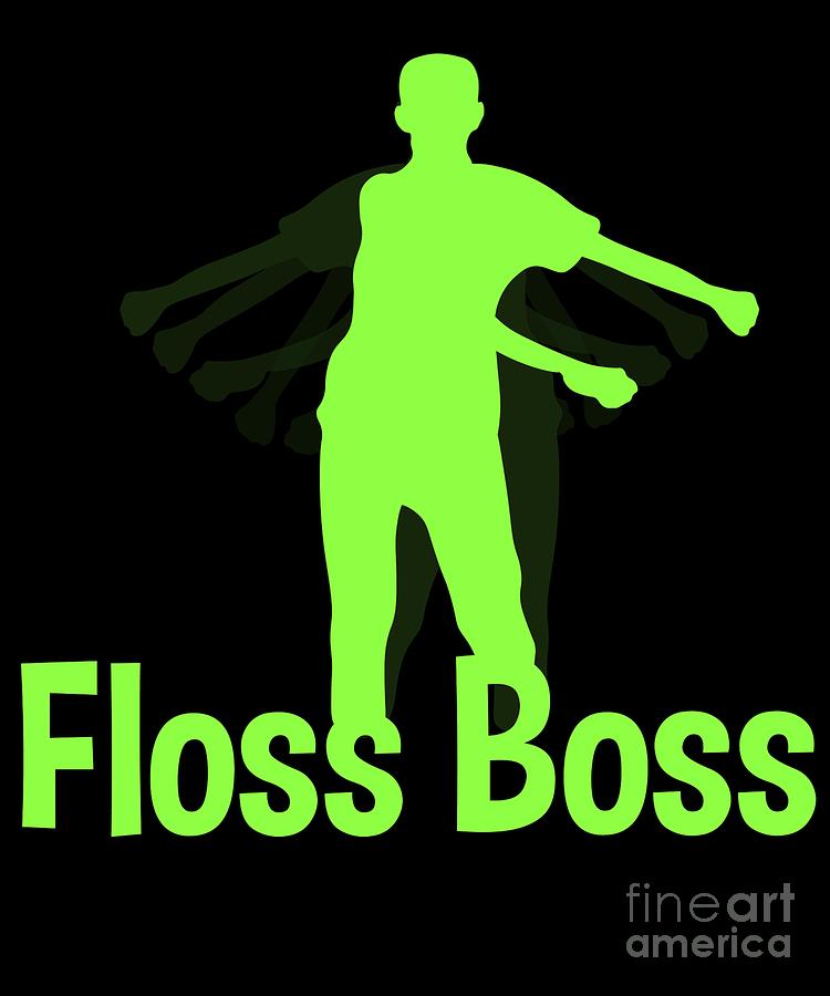 Floss Like a Boss Gift for School Kids Youth for School Dance or Party #6 Digital Art by Martin Hicks