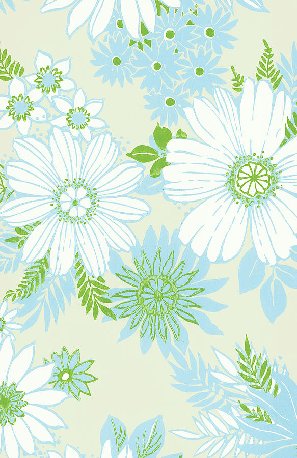 Daisy Drawing - Flower Pattern #7 by CSA Images