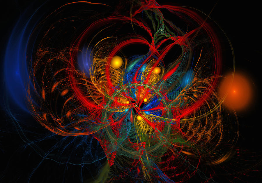 Fractal Flames. Image Courtesy Of Stanley Weddington Digital Art by ...