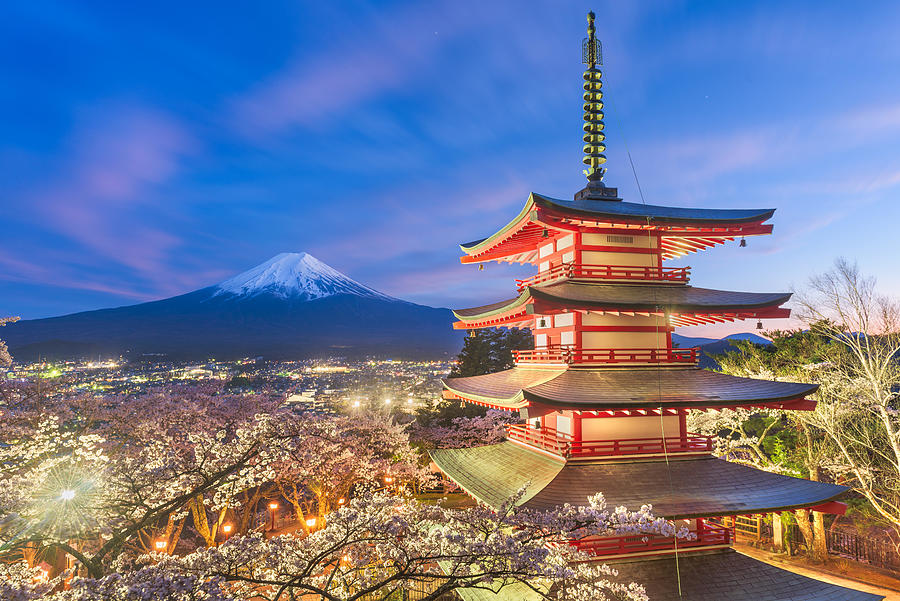 Fujiyoshida, Japan View Of Mt. Fuji #7 Photograph by Sean Pavone - Pixels