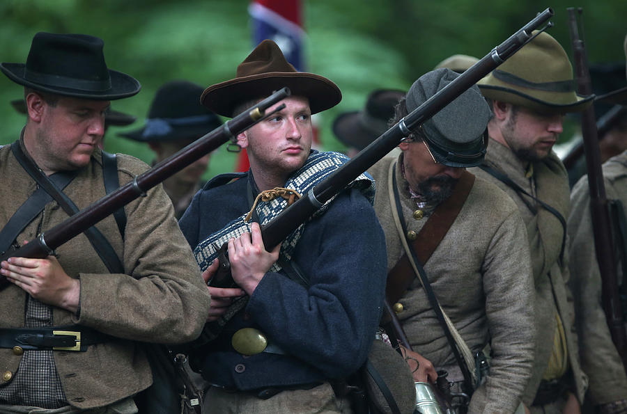 Gettysburg Marks 150th Anniversary Of #7 Photograph by John Moore