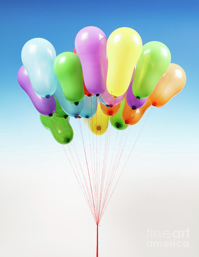 Group Of Balloons #7 Photograph by Wladimir Bulgar/science Photo Library