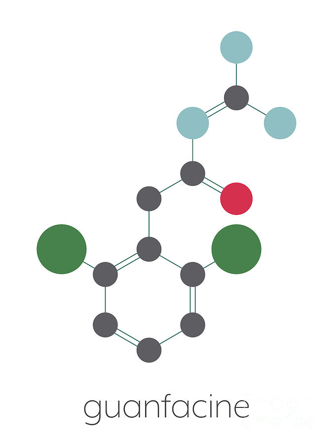 Guanfacine Adhd Drug Molecule #7 Photograph by Science Photo Library ...