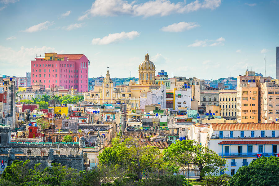 Architecture Photograph - Havana, Cuba Downtown Skyline #7 by Sean Pavone