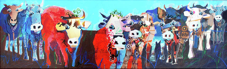 Herd Home #7 Painting by Fredi Gertsch