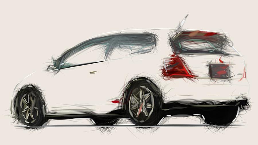 How to draw a HONDA CIVIC HATCHBACK 1996 / drawing car / coloring honda  1995 hatchback stance - YouTube