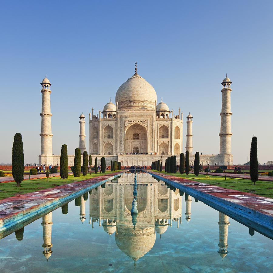 India, Agra, Taj Mahal #7 Digital Art by Luigi Vaccarella