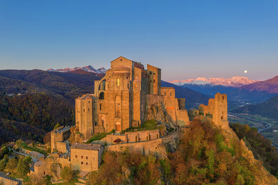 Italy, Piedmont, Torino District, Alps, Val Di Ssacra Di San Michele ...