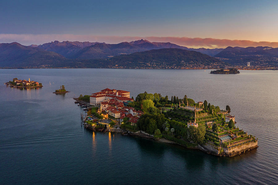 Italy, Piedmont, Verbano-cusio Ossola District, Lake Maggiore, Borromean Islands, Isola Bella #7 Digital Art by Massimo Ripani