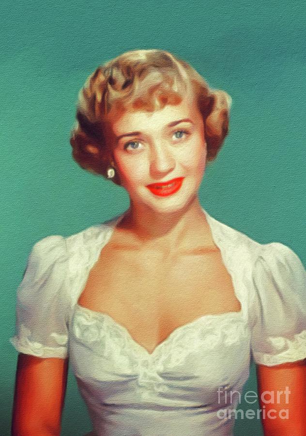 Jane Powell, Vintage Actress Painting