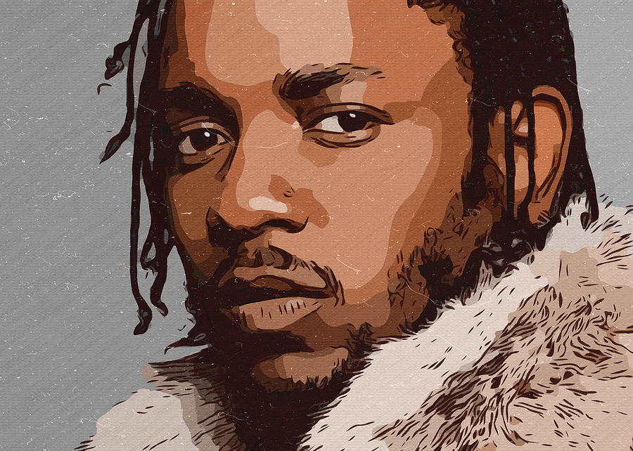 Kendrick Lamar Artwork Painting by Taoteching Art