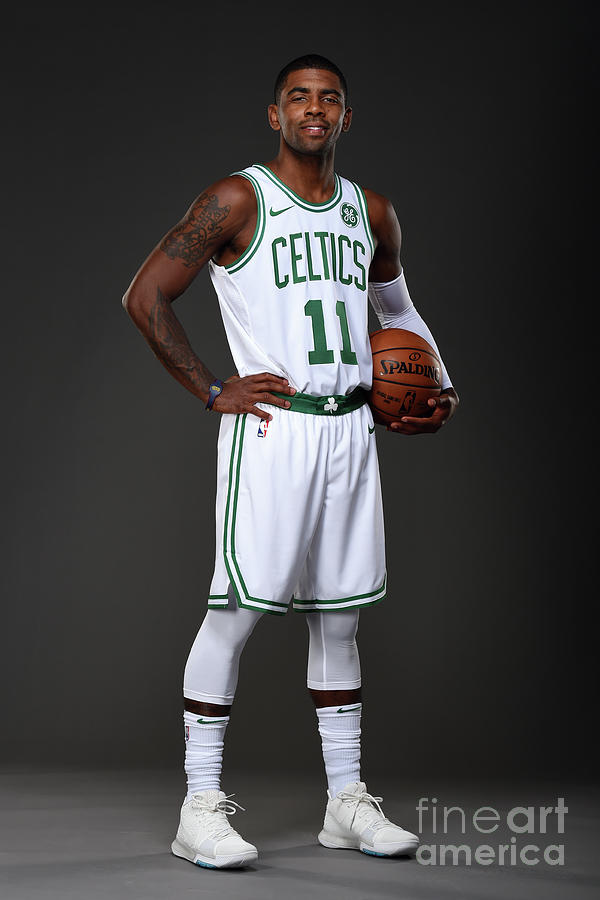 Kyrie Irving Boston Celtics Portraits Photograph by Brian Babineau