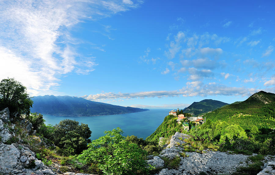 Lake Garda, Veneto, Italy #7 Digital Art by Luca Da Ros