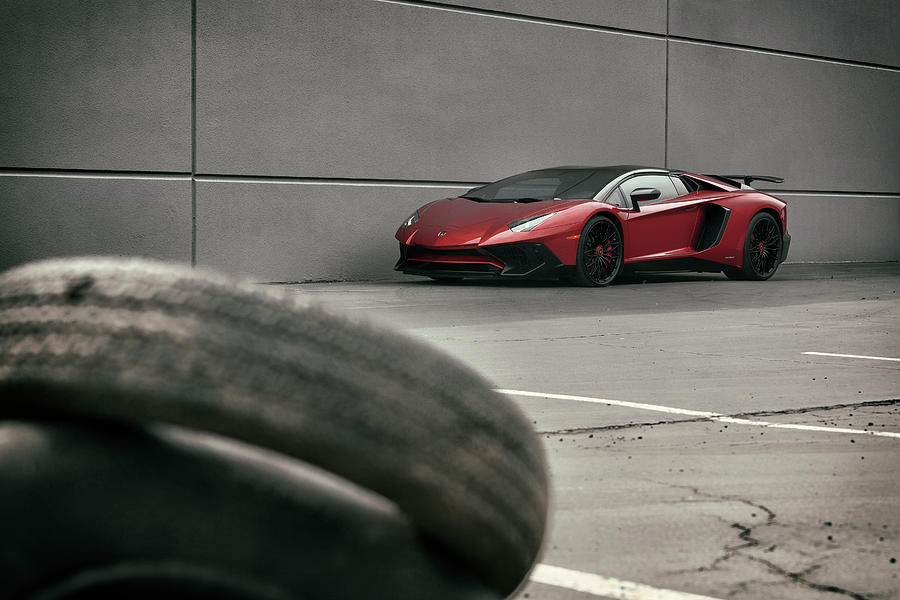 #Lamborghini #AventadorSV #SuperVeloce #Roadster #Print #7 Photograph by ItzKirb Photography