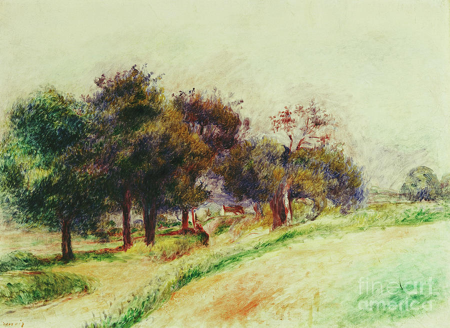 Landscape; Paysage Painting By Pierre Auguste Renoir - Fine Art America