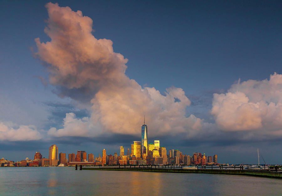 Lower Manhattan Skyline, Nyc #7 Digital Art by Olimpio Fantuz