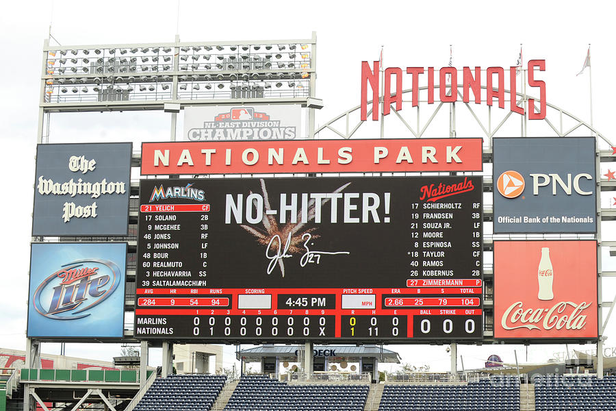 Miami Marlins V Washington Nationals Photograph by Mitchell Layton Miami Marlins V Washington Nationals Photograph by Mitchell Layton