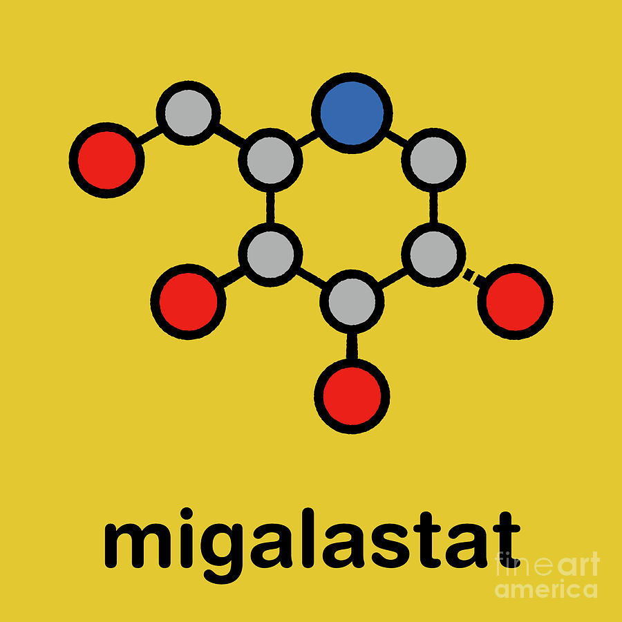 Migalastat Fabry Disease Drug Molecule #7 Photograph by Molekuul/science Photo Library