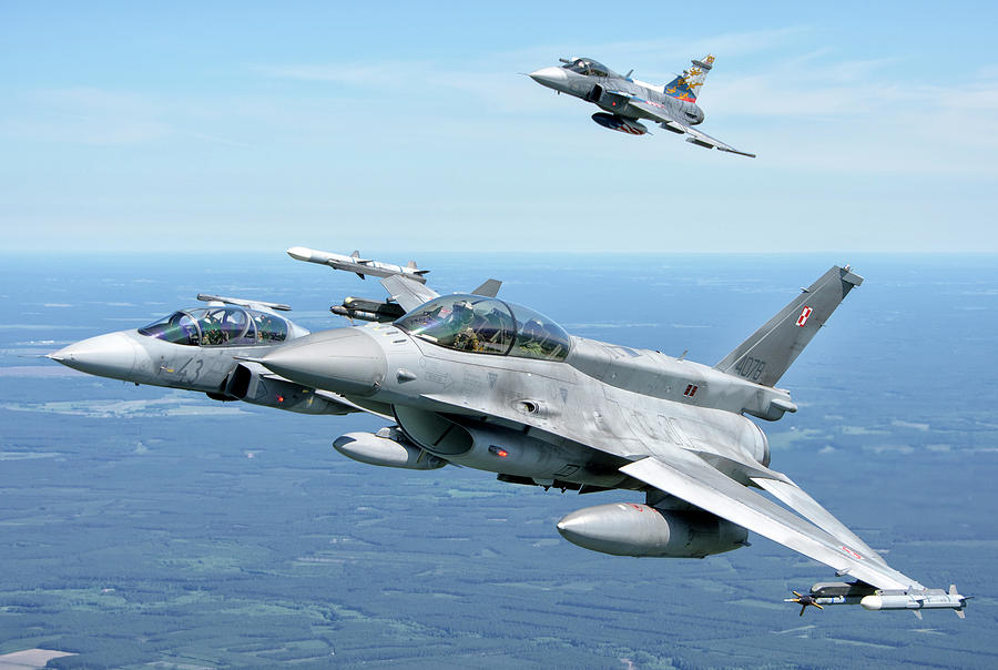 Mix Formation Of Jets During Exercise #7 Photograph by Giovanni Colla