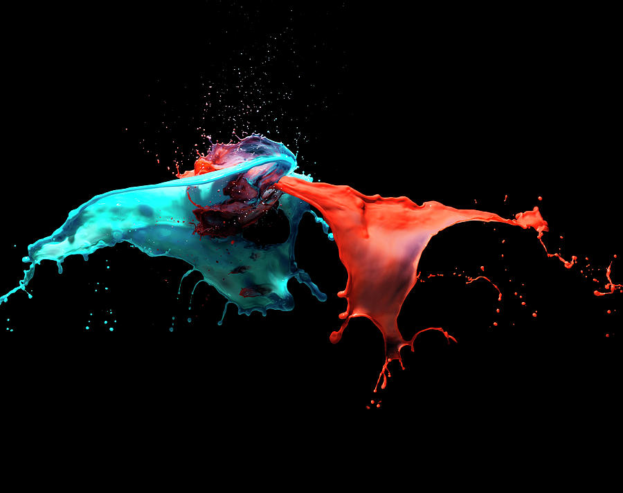 Mixing Liquids Photograph by Henrik Sorensen