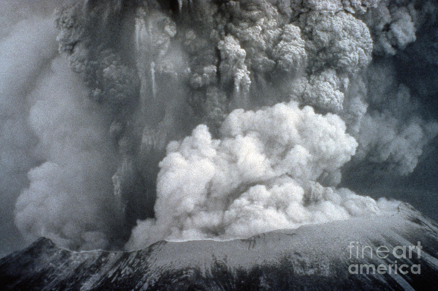 Mount St. Helens, 1980 #7 Photograph by Granger
