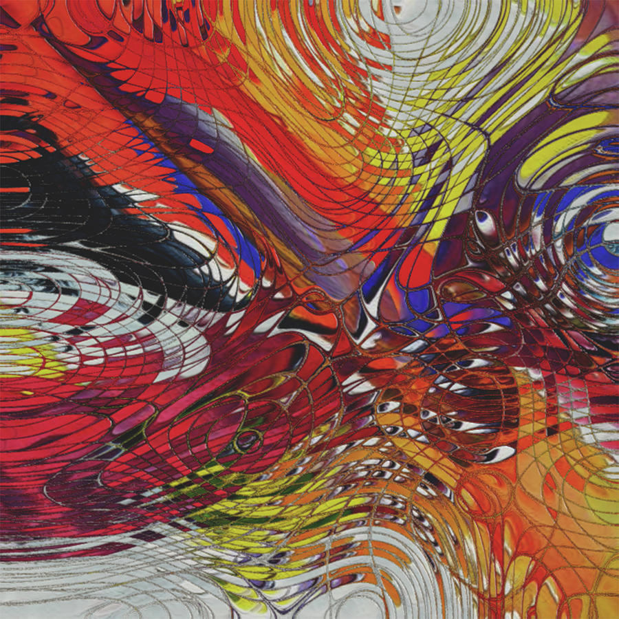Metal Painting - My Colorful World Series by Jack Zulli Metal Painting - My Colorful World Series by Jack Zulli