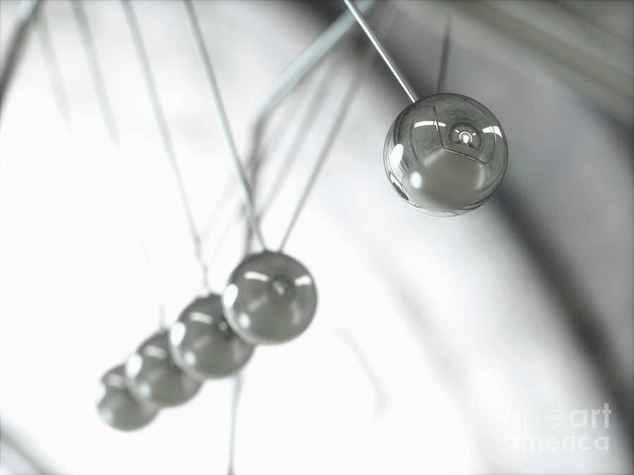 Newtons Cradle #7 Photograph by Ktsdesign/science Photo Library
