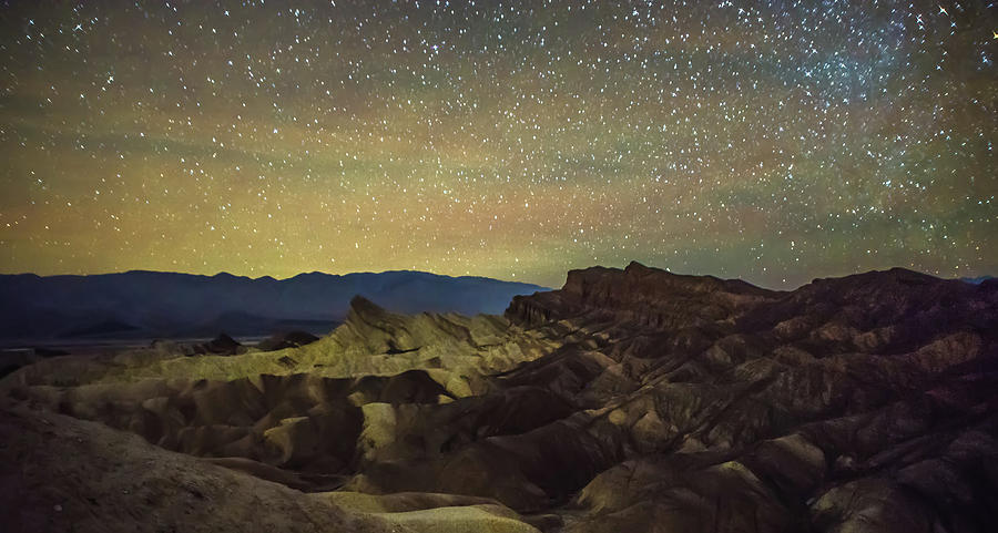 Night time and dark sky over death valley national park #7 Photograph by Alex Grichenko
