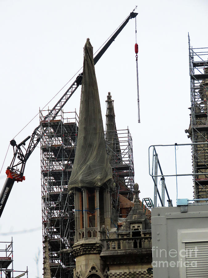Notre-Dame Re-Construction #7 Photograph by Steven Spak