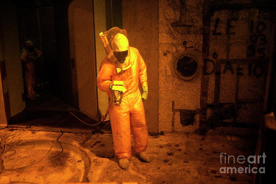Nuclear Decontamination Worker #7 Photograph by Patrick Landmann/science Photo Library