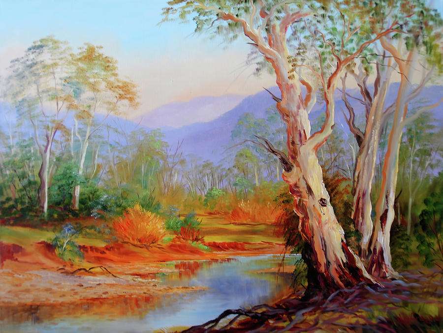 Ovens River #7 Painting by Glen Johnson