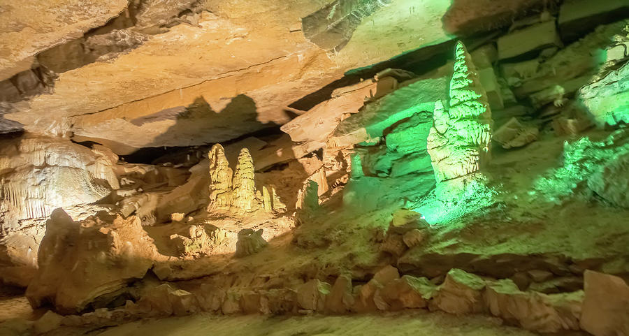 Pathway underground cave in forbidden cavers near sevierville te #7 Photograph by Alex Grichenko