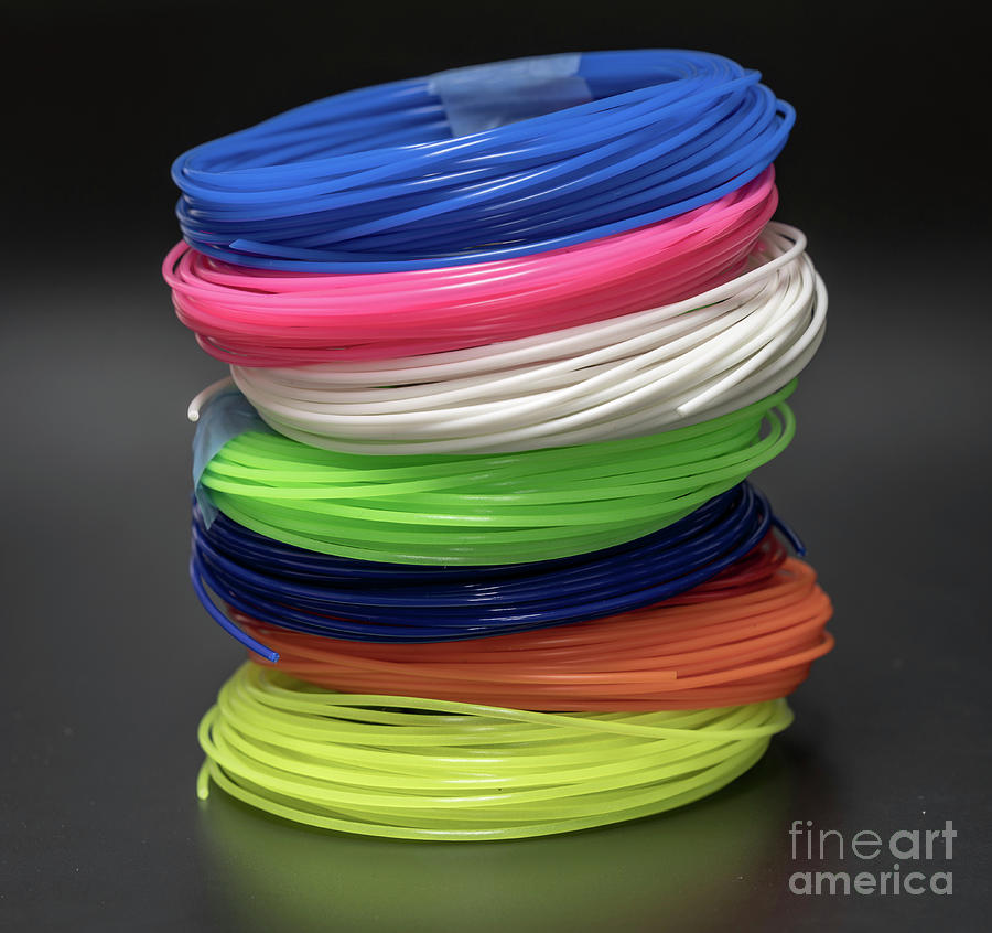 Plastic Filaments For 3d Printing #7 Photograph by Wladimir Bulgar/science Photo Library