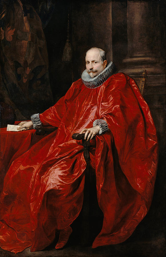 Portrait of Agostino Pallavicini #8 Painting by Anthony van Dyck